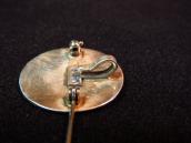【Joe H. Quintana】 Cochiti Vintage Silver Overlay Pin Brooch