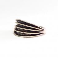 【Johnny Mike Begay】 Split Shank/Tracks style Ring  c.1960