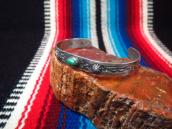 Antique Thunderbird Stamped Small Cuff Bracelet w/TQ c.1935～