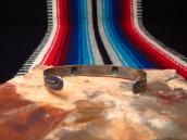 Antique Thunderbird Stamped Small Cuff Bracelet w/TQ c.1935～