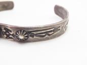 Antique Thunderbird Stamped Small Cuff Bracelet w/TQ c.1935～