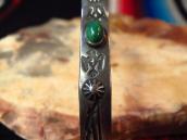 Antique Thunderbird Stamped Small Cuff Bracelet w/TQ c.1935～