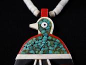 Antique Kewa/SantoDomingo T-bird/Batterybird Necklace c.1940