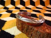 【Mark Chee】Navajo Heavy TriangleWire Cuff Bracelet c.1950～ 2