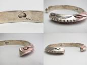 【Mark Chee】Navajo Heavy TriangleWire Cuff Bracelet c.1950～ 2