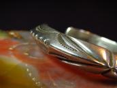 【Mark Chee】Navajo Heavy TriangleWire Cuff Bracelet c.1950～ 2