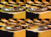 【Mark Chee】Navajo Heavy TriangleWire Cuff Bracelet c.1950～ 2