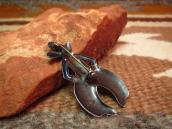 Vintage 【BELL TRADING POST】 Cowboy Shaped Silver Pin c.1950～
