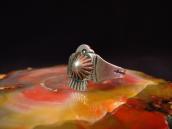 Antique Shell Repoused Thunderbird Shape Tourist Ring c.1930
