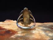 Vintage Navajo Split Shank Ring w/Oval Blue Gem TQ  c.1960