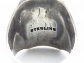 Antique Thunderbird Applique Men's Wide Band Ring  c.1935～