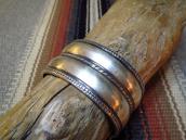 Jonathan Day 【Double D】 Coin Silver Wide Cuff Bracelet