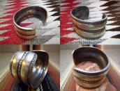 Jonathan Day 【Double D】 Coin Silver Wide Cuff Bracelet