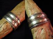Jonathan Day 【Double D】 Coin Silver Wide Cuff Bracelet