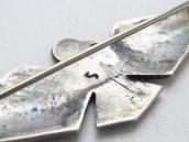 【Ganscraft】 Antique Thunderbird Shape Slug Silver Pin c.1930