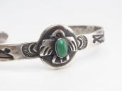 Atq Thunderbird Applique Small Cuff Bracelet w/TQ c.1930～