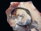 Antique Small Concho Cuff Bracelet w/Green Turquiose c.1935～