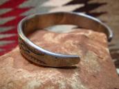 Al Somers Stamped Ingot Silver Cuff Bracelet w/Fox TQ