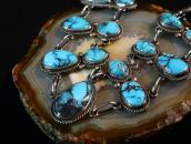 Vintage Bisbee Turquoise & Navajo Pearl Necklace  c.1970