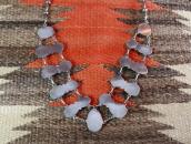 Vintage Bisbee Turquoise & Navajo Pearl Necklace  c.1970