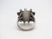 Atq Navajo High Grade Lone Mt. Turquoise Small Ring  c.1940～