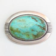【Frank Patania Sr.】 Vintage Large Turquoise ConchoPin c.1950