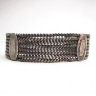 Antique Concho Pached Eight Twistedwire Cuff Bracelet c.1930