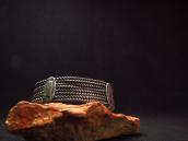 Antique Concho Pached Eight Twistedwire Cuff Bracelet c.1930