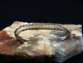 Vintage Zuni Turquoise Row Narrow Cuff Bracelet  c.1940～