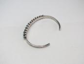 Vintage Zuni Turquoise Row Narrow Cuff Bracelet  c.1940～