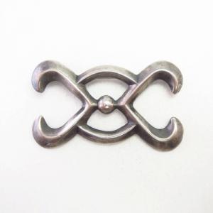 【NAVAJO GUILD】 Vintage Casted Silver Pin Brooch  c.1945～