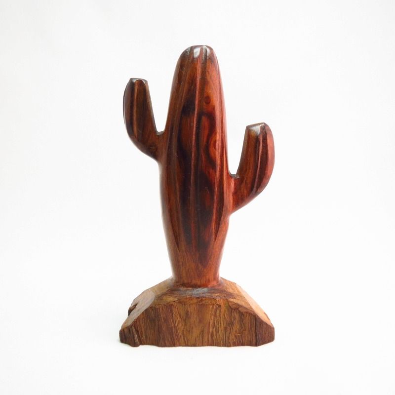 Carved Ironwood Cactus objet S-Medium