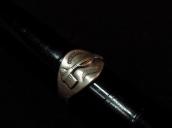 Antique Tomahawk Patched Silver Tourist Ring  c.1930～