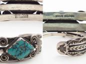 【GARDEN OF THE GODS】Historic Stamped Coin Silver Cuff c.1935