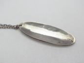 【Hopi Crafts】Vintage Plant Overlay Oval Top Necklace c.1960～