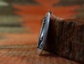 【Hopi Crafts】Vintage Plant Overlay Oval Top Necklace c.1960～