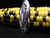 【Hopi Crafts】Vintage Plant Overlay Oval Top Necklace c.1960～