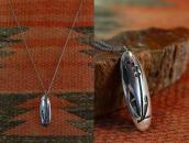 【Hopi Crafts】Vintage Plant Overlay Oval Top Necklace c.1960～