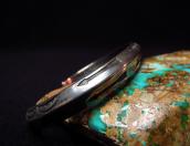 Atq Arrows Stamped Ingot Silver Triangular Wire Cuff c.1925～