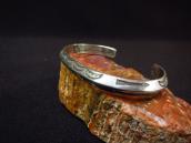 Atq Arrows Stamped Ingot Silver Triangular Wire Cuff c.1925～