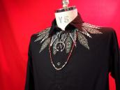 Antique Navajo Silver Necklace w/Cast Naja  c.1930～