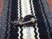 Antique Small Silver Bug Shape Pin w/Gem Grade TQ  c.1930～