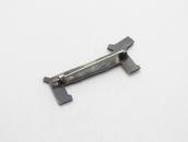 Antique 『Lucky Dog』 Stamped Silver Small Pin Brooch  c.1930～