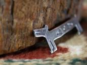 Antique 『Lucky Dog』 Stamped Silver Small Pin Brooch  c.1930～