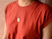 Vtg Zuni Rainbow Man Multi-Stone Inlay Top Necklace  c.1960～