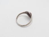 Antique Navajo Concho Repouse Silver Tourist Ring  c.1935～