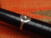 Antique Navajo Concho Repouse Silver Tourist Ring  c.1935～