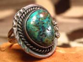 OLDPAWN Silver Ring w/Pilot Mountain Turquoise
