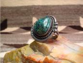 OLDPAWN Silver Ring w/Pilot Mountain Turquoise