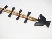 Atq Kewa Rare Shape Thunderbird/Batterybird Necklace  c.1940